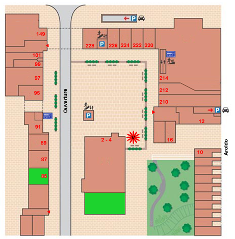 plattegrond korein