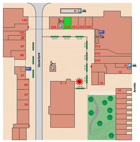 plattegrond friture